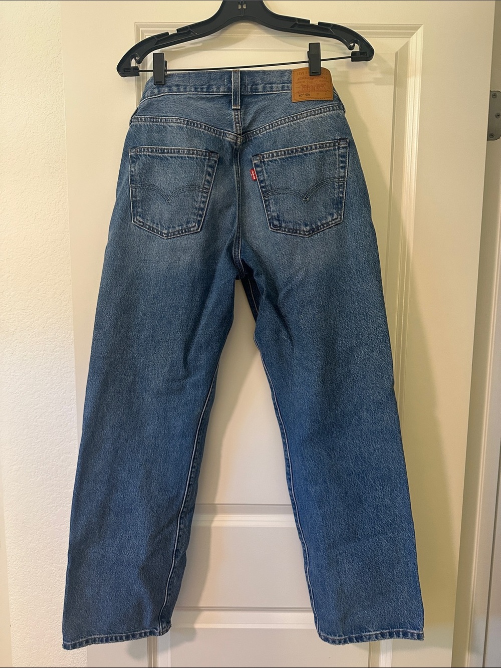 Levi's Medium Blue Straight-Leg 501 90’s Womens Jeans